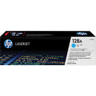 HP – Cartouche de toner LaserJet cyan 128A (CE321A)-Couleur : Cyan