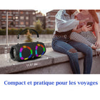 MyBat - Enceinte Bluetooth portable sans fil Pro Vibebuddy Plus - Noir-Format compact, parfait pour sacs et bagages à main