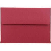 JAM Paper Enveloppes d'invitation métalliques A1 4 barres - 3,625 x 5,125 po - Stardream Jupiter Rouge - paquet de 25- Couleur: Stardream Jupiter Rouge