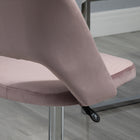 Vinsetto - Chaise de bureau pivotante sans accoudoirs - rose-Hauteur d’assise réglable pour s’adapter à votre bureau et à vos habitudes d’assise