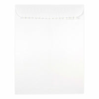 JAM Paper - Enveloppes pour catalogue à ouverture au sommet, fermeture adhésive, 10 x 13 po, blanc, 500/paquet (356828782)-Enveloppes d’expédition blanches avec bande adhésive