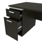 Bestar Aquarius Bureau avec un caisson - Gris profond & blanc-Tiroir classeur (12. 1 po  x 8. 75 po H x 15 po  P (30. 6 x 22. 2 cm x 38. 1 cm))