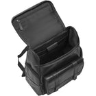 Mancini - Sac à dos Buffalo avec compartiment zippé pour ordinateur portable/tablette - 14,5 x 7 x 16 po - Noir-Compartiment principal zippé