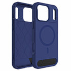 Blu Element - Étui Armour Ultra MagSafe avec Kickstand pour iPhone 17 Pro Max - Marine-Béquille pour une visualisation verticale et horizontale