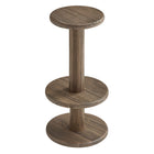 Modway - Neo Rond de 15 pouces Terrasse extérieure Bois Tabourets de bar patio - Brun Cacao-Assemblée requise