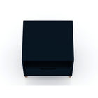 Manhattan Comfort - Table de nuit Rockefeller 20,08" style mi-siècle moderne à 1 tiroir - Tatiana bleu minuit-17,62 po L x 20,08 po l x 21,65 po H