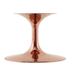 Modway - Lippa Rond de 36 po Bois Table basse - Noyer rose cerisier-Assemblée requise