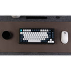 Keychron - Q1 Max Interrupteur interchangeable RGB rétroéclairé version bouton - Interrupteur banane - Noir-Connectivité trois modes (2,4 GHz, Bluetooth et filaire) pour une utilisation polyvalente sur plusieurs appareils