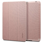 Spigen - Etui Urban Fit Folio pour iPad (7e, 8e, & 9e generation) de 10,2 po - or rose-Son tissu bicolore et son toucher en silicone apportent un confort et une prise en main au quotidien