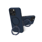 Dbramante1928 - Iceland Ultra D3O Kickstand MagSafe pour iPhone 16 Pro - Bleu-S'enclenche rapidement et s'adapte parfaitement à votre téléphone sans ajouter de volume
