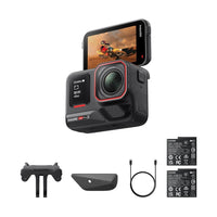 Insta360 - Ensemble double batterie pour appareil photo Ace Pro 2-Matériel de qualité supérieure : Le capteur 1/1,3" 8K et l'objectif Leica SUMMARIT offrent une qualité inégalée, un Active HDR en 4K à 60 ips et des vidéos en 8K à 30 ips.