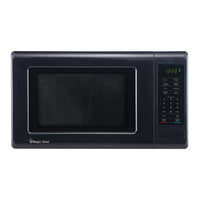 Magic Chef - Micro-ondes de comptoir 0,9 pi³ 900 watts - noir-Commandes électroniques faciles à utiliser avec affichage numérique