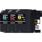 Brother – Cartouches d'encre couleur LC101 (cyan, magenta, jaune) - (LC1013PKS) - Paquet de 3-Qualité d’impression à jet d’encre couleur supérieure sur laquelle vous pouvez toujours compter jusqu’à 300 pages par cartouche.