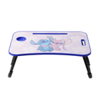 Danawares - Bureau d'appoint pliable Disney Stitch-Tablette multifonctionnelle, idéale pour faire ses devoirs, lire, dessiner, prendre ses repas, jouer à des jeux vidéo et utiliser un ordinateur portable