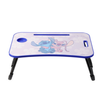 Danawares - Bureau d'appoint pliable Disney Stitch-Tablette multifonctionnelle, idéale pour faire ses devoirs, lire, dessiner, prendre ses repas, jouer à des jeux vidéo et utiliser un ordinateur portable