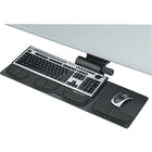 Fellowes - Tiroir à clavier compact de la série Professionnel - Noir-Système d’ajustement de la hauteur exclusif permet d’ajuster la plateforme avec une seule main : Incliner la plateforme pour ajuster la hauteur et la remettre droite pour verrouiller