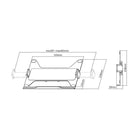IntekView - Support universel pour ordi portable pour bras de moniteur-9