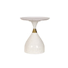Brassex - Table d'appoint 536978 - blanche-Style contemporain