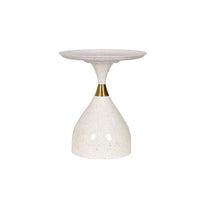 Brassex - Table d'appoint 536978 - blanche-Style contemporain