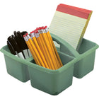Teacher Created Resources - Eucalyptus Green Plastic Storage Caddy, Pack de 6-Caddie de stockage en plastique