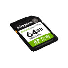 Kingston Carte SD  64 Go Canvas Select Plus G3-Débits UHS-I Classe 10 jusqu’à 100Mo/s