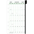 Day–Timer – Recharge d’agenda hebdomadaire original 2027 format portable – 6 3/4 po x 3 3/4 po – anglais-12 mois à onglet : janvier 2027 à décembre 2027