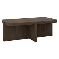 Hudson&Canal - Table basse rectangulaire Laguna - 45 po l - Chêne brun-Une version moderne d'un look rétro pour votre salon, votre bureau et plus encore