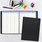 AT-A-GLANCE - Cahier de rendez-vous hebdomadaire/mensuel QuickNotes 2026 - 10 7/8 po H x 8 1/4 po l - noir - bilingue-Pochette de rangement incluse