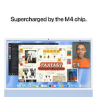 Apple - iMac 24 po - Puce M4 - GPU 10 cœurs - 256 Go SSD - Mémoire unifiée 16 Go - Bleu - Anglais-Les apps décollent avec les puces apple: Vos outils préférés, de Microsoft Excel à Zoom en passant par Adobe Photoshop, s’exécutent en un flash sous macOS.
