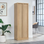 Sauder - Meuble de rangement Merton Hall - Frêne Harmony-étagères réglables: Trois étagères réglables et une étagère fixe pour une polyvalence de rangement optimale. Chaque étagère réglable a une capacité de poids maximale de 25 lb