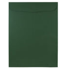 JAM Paper Enveloppes à ouverture au sommet pour catalogue, 9 x 12 po, vert foncé, 25/paquet (31287529)-9 x 12 po