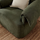 Modway - Lark Slipcover Tissu Grand fauteuil - Sauge-Soutien à ressort