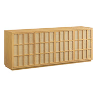 Modway - Aiko Buffet - 76 po - Chêne clair-Ossature en bois