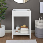 Modway - Altura 24" Armoire de toilette de salle de bain (lavabo non inclus) - Blanc-Assemblée requise
