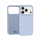 Blu Element - Étui Silicone MagSafe pour iPhone 17 Pro Max - Bleu pastel-Doublure en microfibre pour éviter les rayures