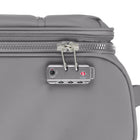 Bugatti - Amsterdam Ensemble de valises souples 2 pièces - Gris-Serrure à combinaison intégrée approuvée par la TSA pour plus de sécurité