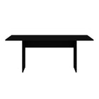 Manhattan Comfort - Table à manger moderne Nomad 172,5 cm - Noir-Assemblage à domicile requis. Tout le matériel inclus