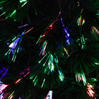 HOMCOM - Arbre de Noël Artificiel Pré-illuminé 2 - 5 Pieds pour Table - Vert-La base en plastique aide à ajouter de la stabilité 