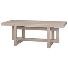 Hudson&Canal - Table basse rectangulaire Breslow 47" L - Blanc aulne-Le plateau de table a une capacité de poids de 60 lb