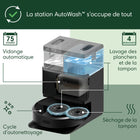 iRobot - Ensemble de lavage automatique Roomba Plus 405-Nettoyage entièrement personnalisé. Nettoyez avec précision avec l’un des quatre niveaux d’aspiration, la répétition des passages de nettoyage dans les zones achalandées ou un récurage supplémentaire avec SmartScrub pour laver en profondeur les dégâts tenaces