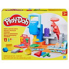 Play-Doh - F9141 Banc à outils pour tampons et scies-Construisez l'imagination des enfants: Les petits constructeurs peuvent imaginer une journée amusante dans l'atelier avec cet ensemble de construction Play-Doh comprenant de nombreuses activités créatives pratiques pour les enfants
