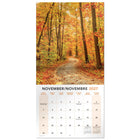 Mead - Calendrier décoratif Sentier nature 2027, 12 po x 12 po, bilingue-Imprimé sur du papier de qualité pour une lisibilité durable toute l’année