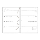 Letts - 2026 Agenda hebdomadaire/mensuel Titanium - 8-1/4 po x 5-5/6 po - Argent - Multilingue-Couverture laminée, rigide et mate