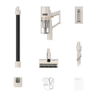 Mova - Aspirateur sans fil S1 Detect - Blanc-Conception polyvalente 4-en-1 pour toutes les tâches de nettoyage : le Mova J30 est équipé de quatre accessoires interchangeables pour venir à bout de toutes les surfaces en toute simplicité. Utilisez la mini-brosse motorisée pour éliminer les poils d'animaux et la poussière des meubles, la buse pour recoins pour les espaces étroits, et l'accessoire combiné large pour nettoyer les bureaux, les fenêtres et les encadrements de porte. Grâce à cette solution tout-en-