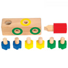 Guidecraft Screw Block, jouet d'association pour la motricité fine, 8 pièces -Le tournevis s'insère en toute sécurité dans une fente de la base du bloc lorsqu'il n'est pas utilisé