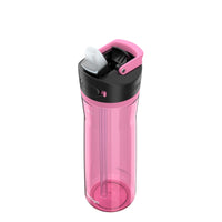 Contigo - Bouteille d’eau Ashland 2.0, couvercle Autobec - 709 mL - azalée-Couvercle à bouton-poussoir permet d’éviter les dégâts lors des déplacements