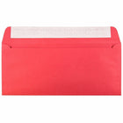 Jam Paper - Enveloppes couleur recyclées n° 10 Business avec fermeture autocollante, 4 1/8 po H x 9 1/2 po l, Rouge recyclé, Paquet de 25-Couleur : Enveloppe rouge