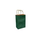 Eddie's - Sac à provisions en papier kraft 100 % recyclé - 5-1/2" x 3-1/4" x 8-3/8" - Vert forêt - Paquet de 250-5-1/2" x 3-1/4" x 8-3/8"