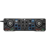 Hercules - DJControl Starlight Portable USB DJ Contrôleur-La manette DJ parfaite pour mixer en mouvement, avec Serato DJ Lite inclus