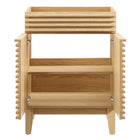 Modway - Render 24" Armoire de toilette de salle de bain (lavabo non inclus) - Chêne-6
